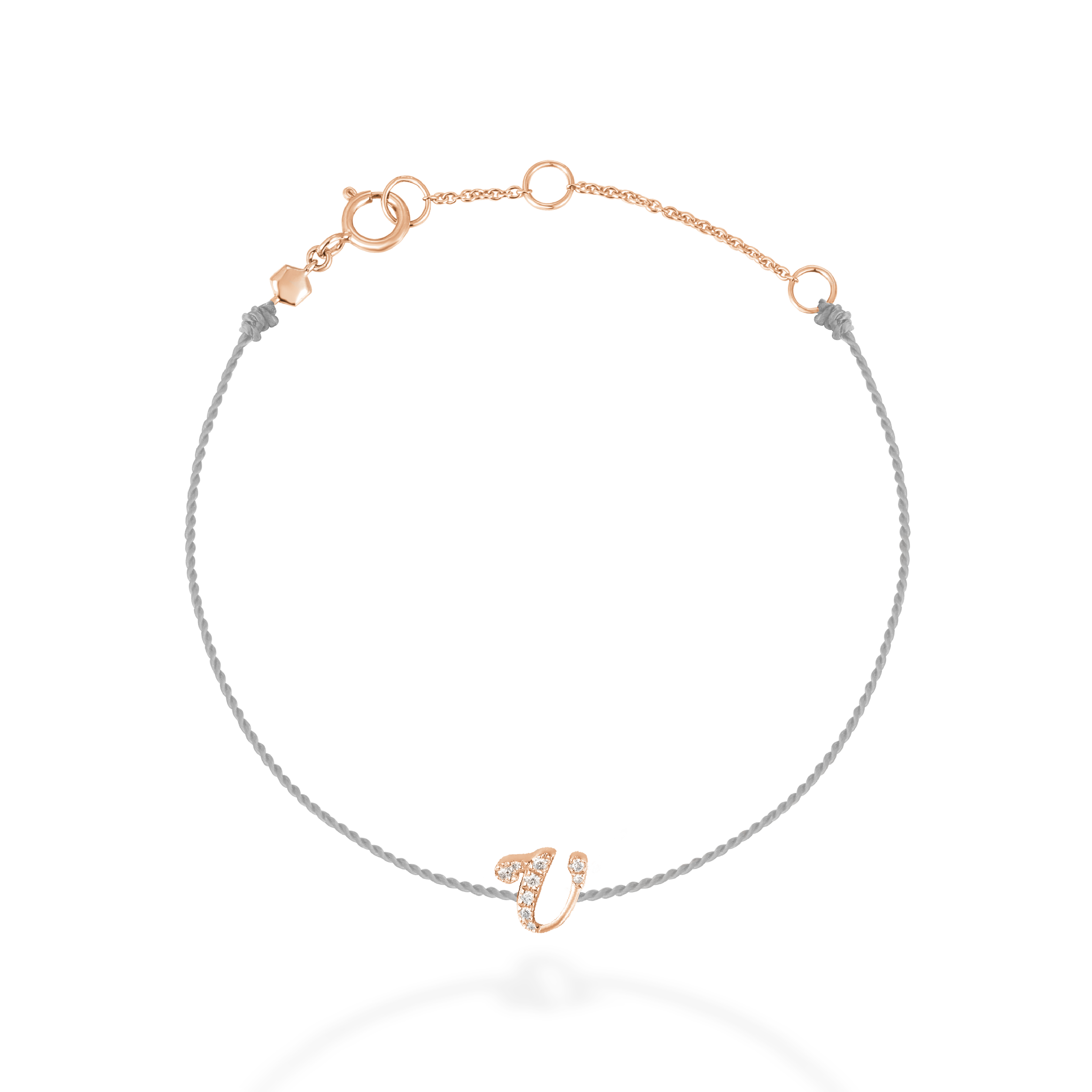 "V" string bracelet